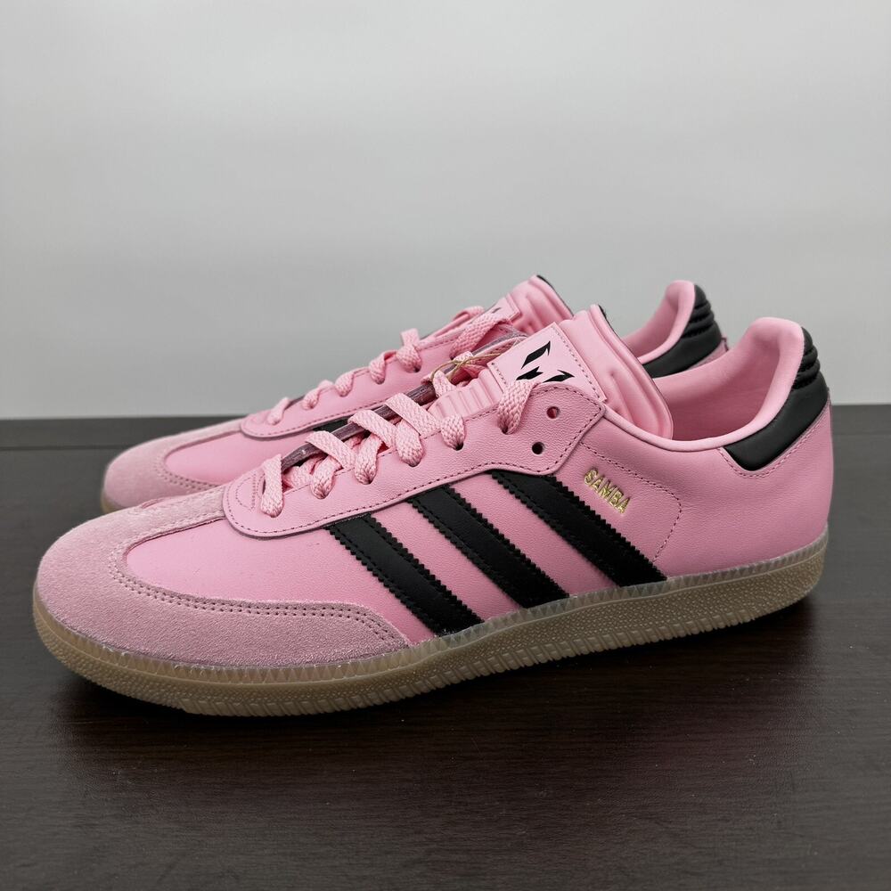 Adidas Lionel Messi x Samba Inter Miami CF Home Kit Mens 10.5 Womens 11.5 IH8158 - Picture 3 of 16